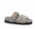 lulu fuzzy dad sandals