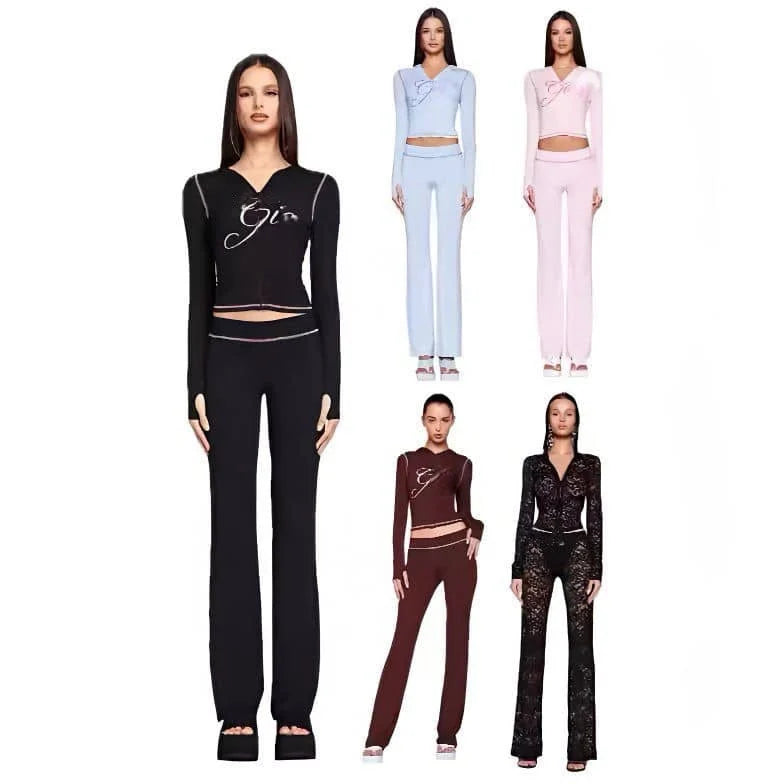 TWO PIECES SET ( TOP & BOTTOM)